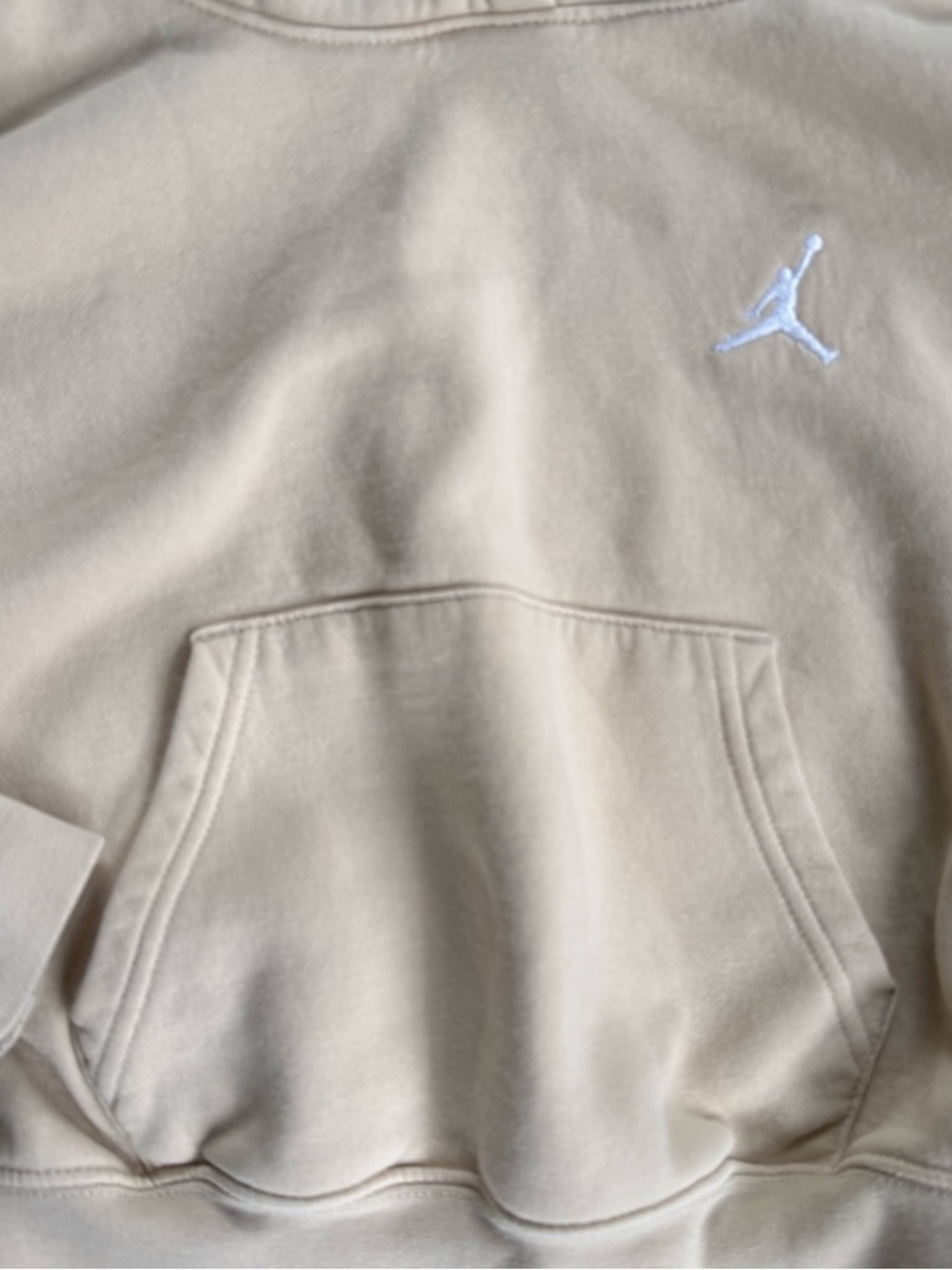 Jordan Kids' Brooklyn Fleece Pullover Hoodie Legend LT Brown Size Small 8/10 - Picture 2 of 6
